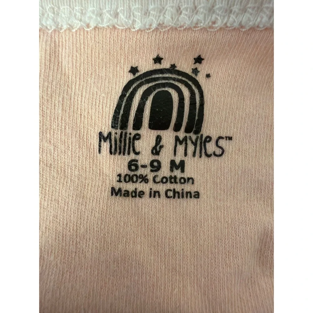 Outdoor Kids Romper Millie&Myles Sleeper‎ Baby Girl 6-9M Lot 1 Plaid 1 Jellyfish